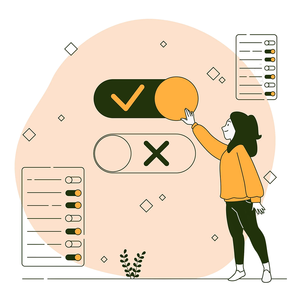 toggle preference orange